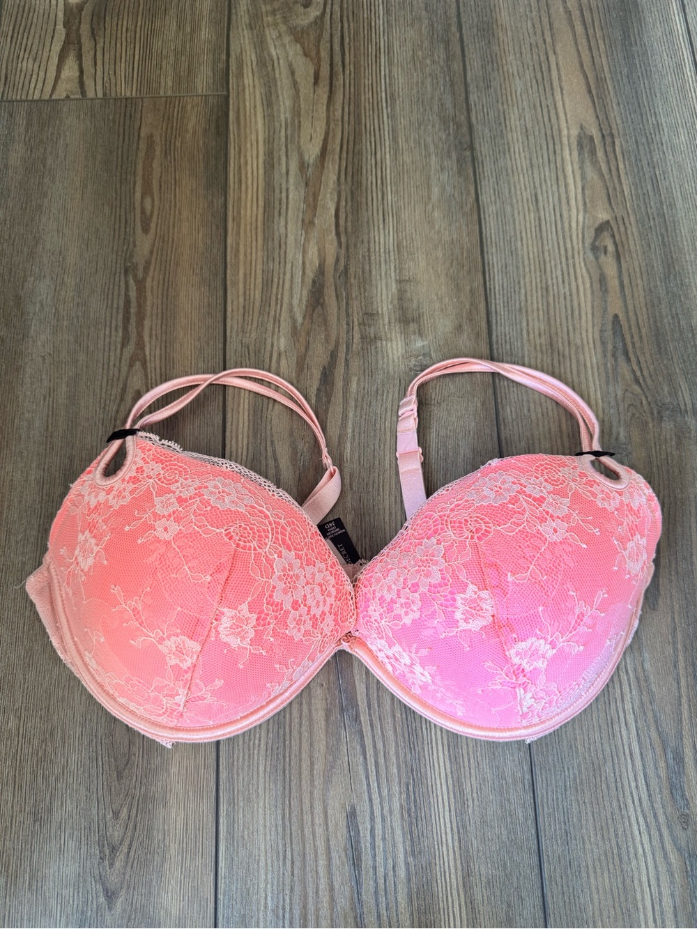 Victoria Secret Lace Push-Up Bra Pink - 38D Sexy Little Things